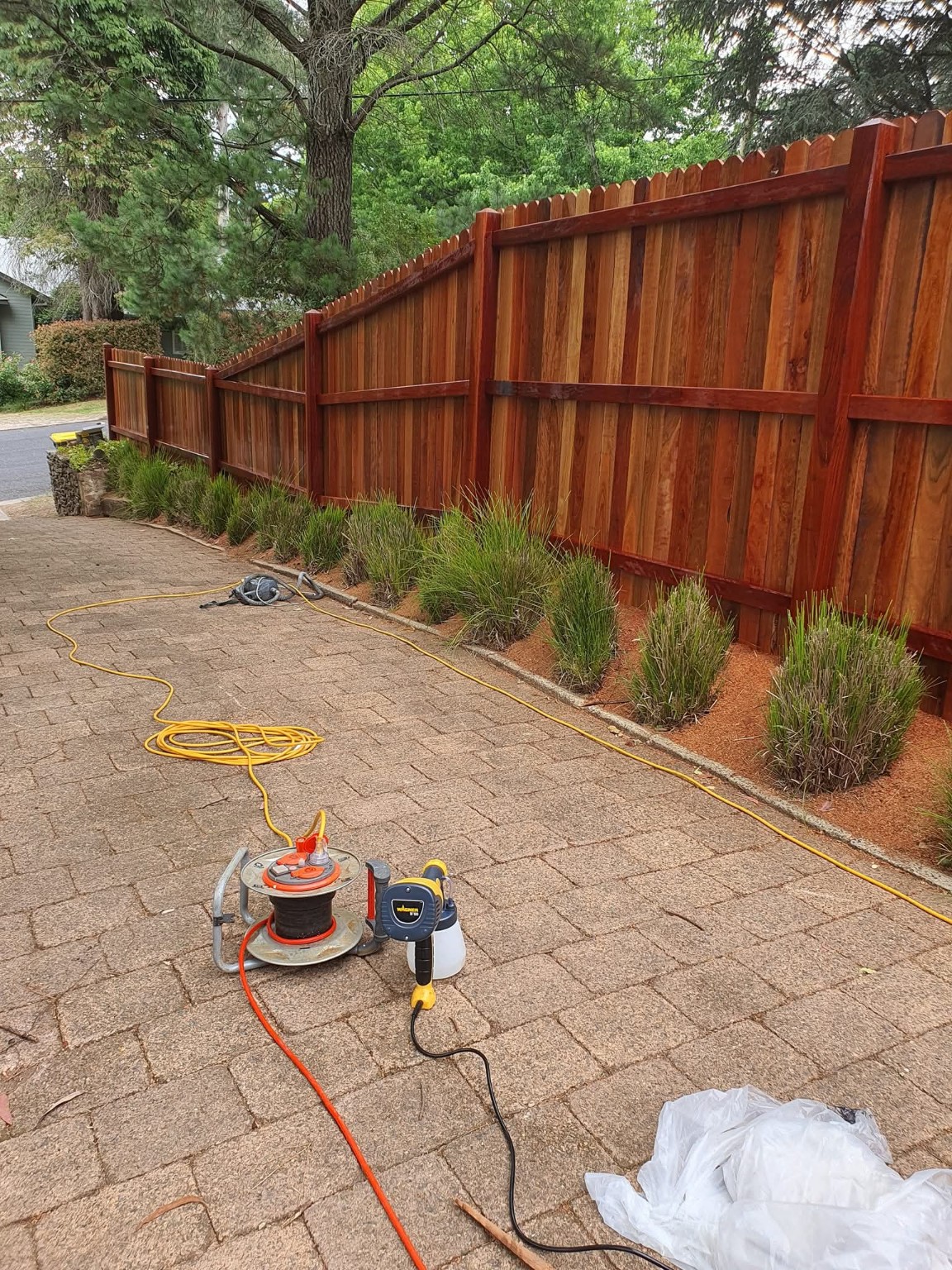 Custom timber gate and fence