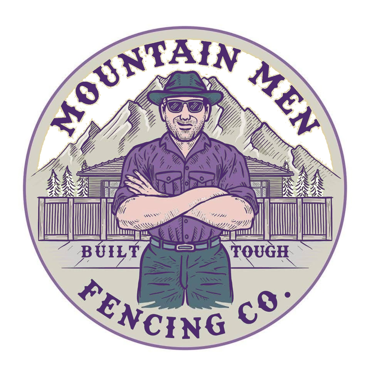 Mountain Men Fencing Co logo